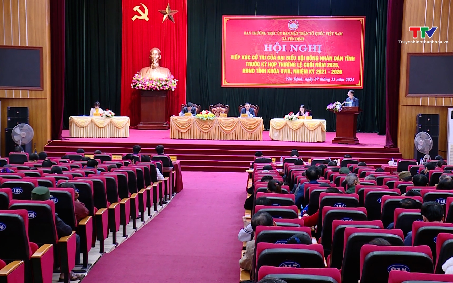 Đại biểu Hội đồng nhân dân tỉnh tiếp xúc cử tri xã Mậu Lâm- Ảnh 1. Đại biểu Hội đồng nhân dân tỉnh tiếp xúc cử tri xã Yên Định