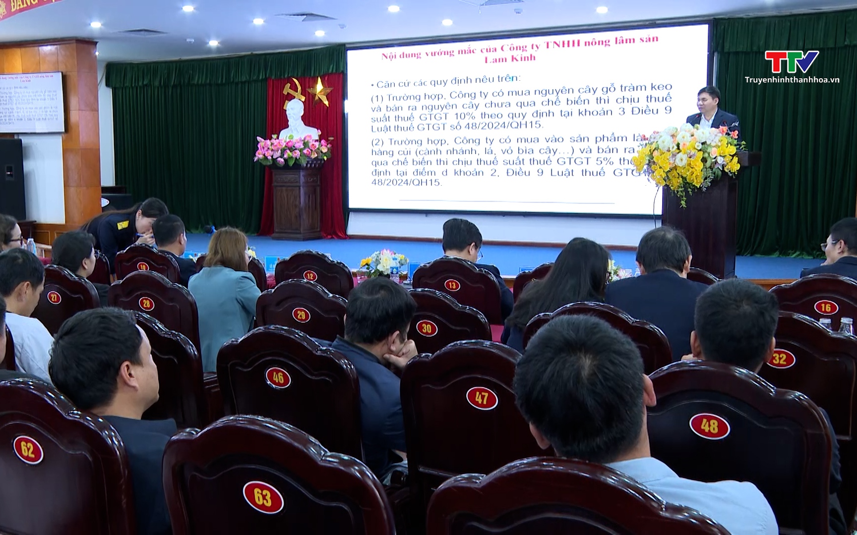 Phát động chiến dịch 60 ngày cao điểm chuyển đổi thuế khoán sang tự kê khai- Ảnh 1. Thuế tỉnh Thanh Hóa cập nhật chính sách thuế và đối thoại với doanh nghiệp