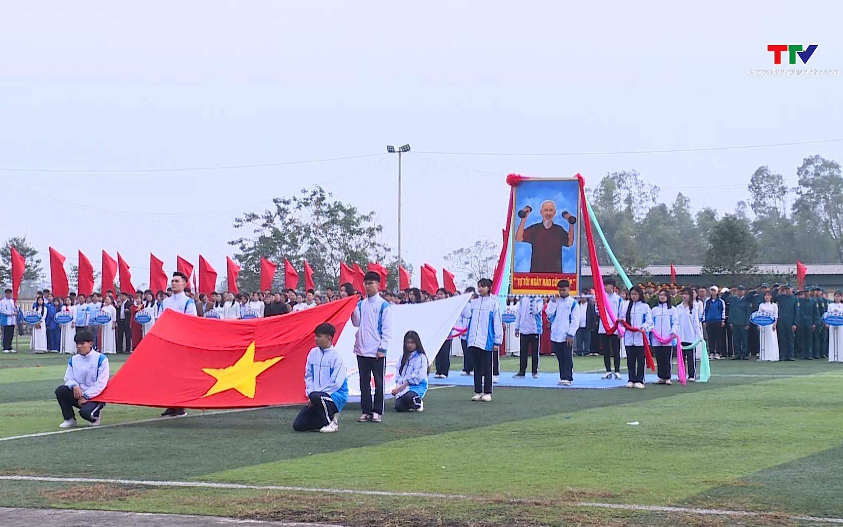 S&ocirc;i nổi Đại hội Thể dục Thể thao phường Nam Sầm Sơn năm 2025