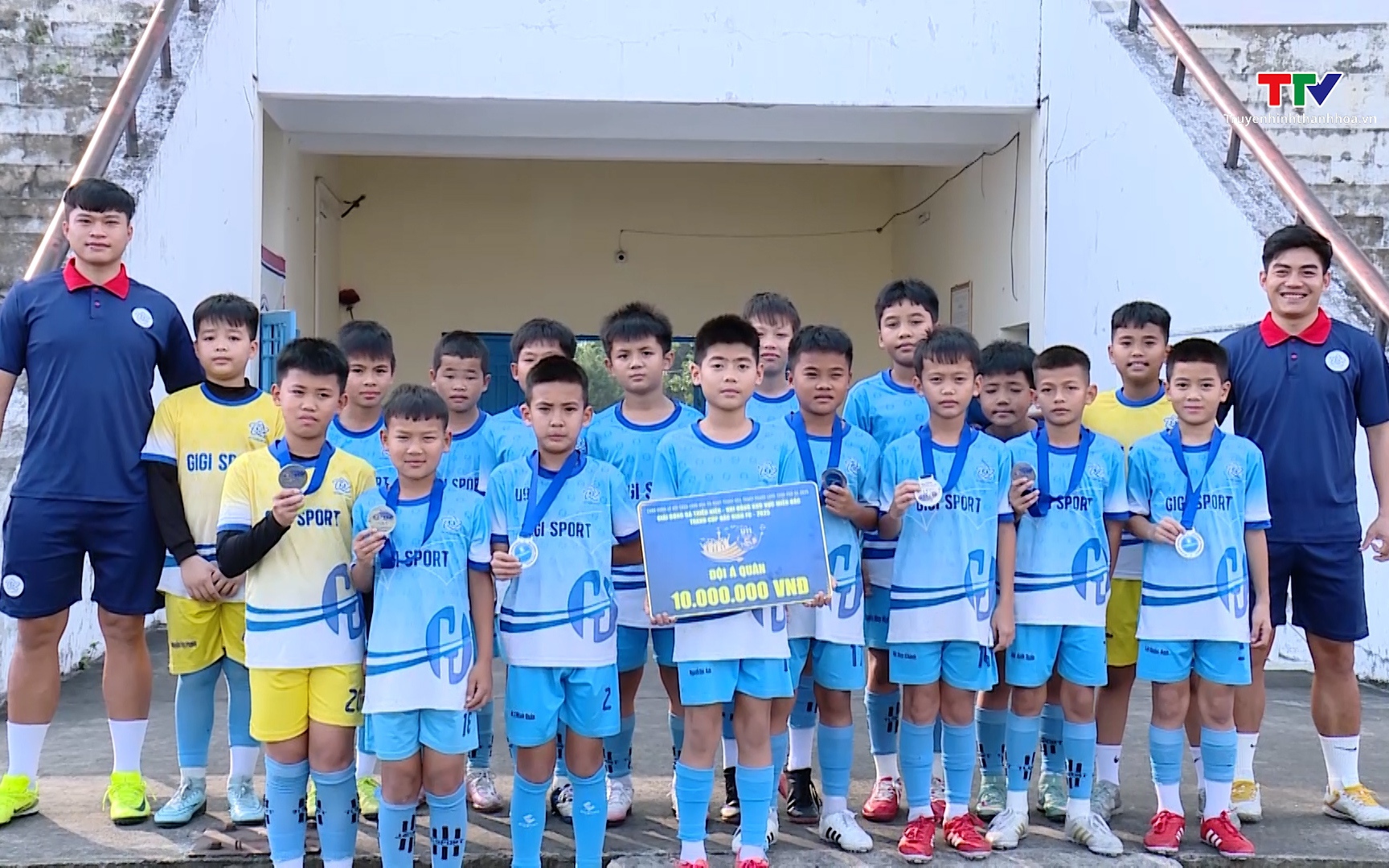 Khởi tranh giải bóng đá O40 tỉnh Thanh Hoá mùa 3, năm 2025 - Ảnh 1. U11 Việt Hùng Thanh Hóa xếp thứ 2 tại giải Giải bóng đá Thiếu niên, Nhi đồng miền Bắc năm 2025