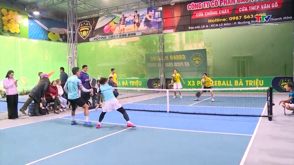 Công an tỉnh Thanh Hóa tổ chức thành công Giải cầu lông, bóng bàn, pickleball “Mừng Đảng - Mừng Xuân Ất Tỵ 2025"- Ảnh 1.