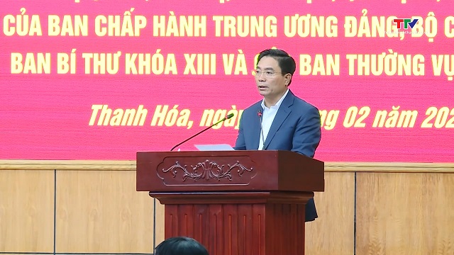 Nghiên cứu, học tập, quán triệt các văn bản mới của Trung ương và của Ban Thường vụ Tỉnh ủy- Ảnh 4.