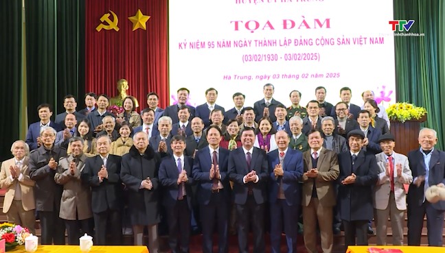 Hà Trung tọa đàm kỷ niệm 95 năm ngày thành lập Đảng Cộng sản Việt Nam - Ảnh 1.