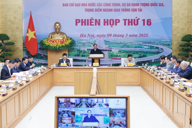 Thủ tướng chủ trì phiên họp 16 Ban Chỉ đạo các dự án GTVT trọng điểm- Ảnh 2.