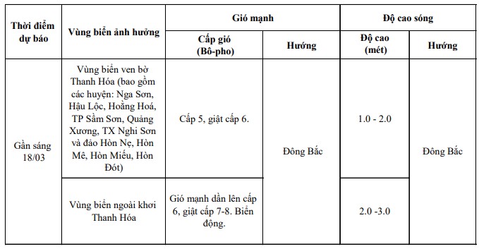 Cảnh báo sóng lớn trên  vùng biển Thanh Hóa- Ảnh 1.