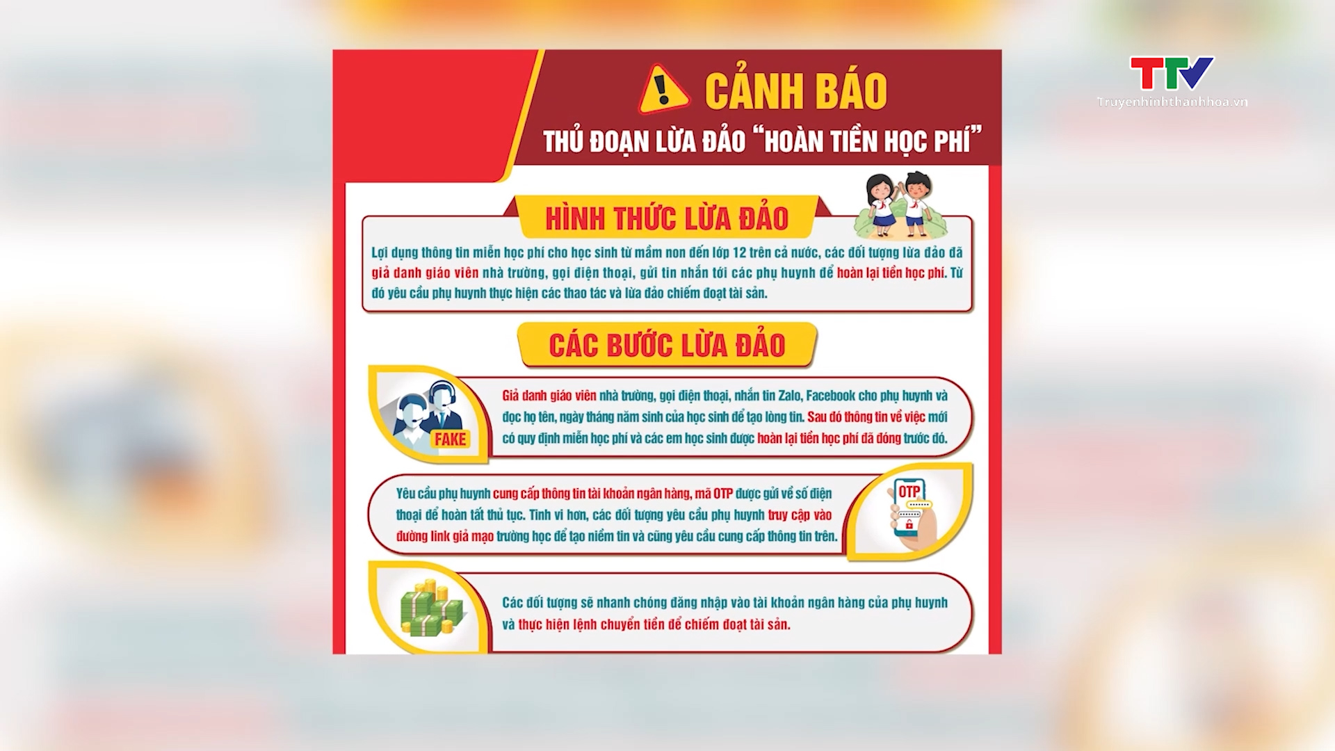 Cảnh giác với thủ đoạn lừa đảo thông báo hoàn tiền học phí- Ảnh 2.