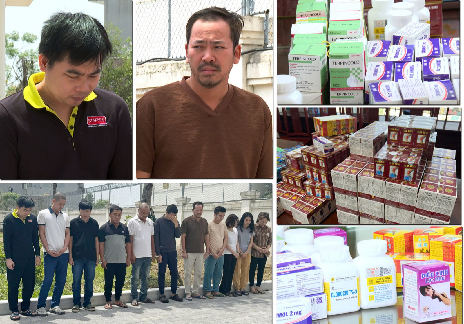 Khởi tố 14 đối tượng, thu giữ gần 10 tấn nguyên liệu và thuốc giả- Ảnh 1. Khởi tố 14 đối tượng, thu giữ gần 10 tấn nguyên liệu và thuốc giả- Ảnh 1.