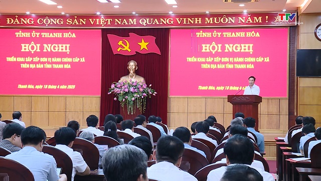 Ban Chấp hành Đảng bộ tỉnh Thanh Hóa cho ý kiến đối với Đề án sắp xếp đơn vị hành chính cấp xã- Ảnh 3. Ban Chấp hành Đảng bộ tỉnh Thanh Hóa cho ý kiến đối với Đề án sắp xếp đơn vị hành chính cấp xã- Ảnh 3.