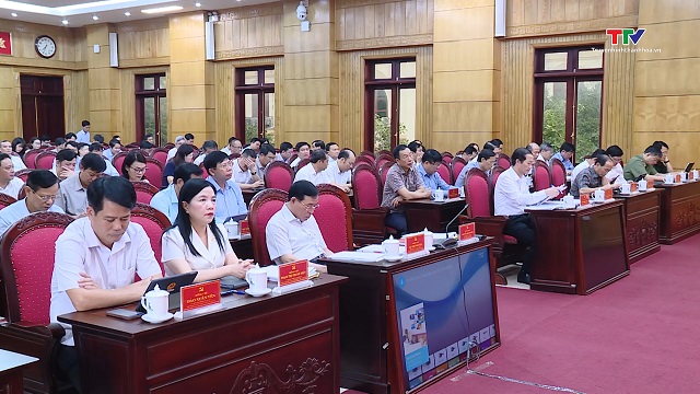 Ban Chấp hành Đảng bộ tỉnh Thanh Hóa cho ý kiến đối với Đề án sắp xếp đơn vị hành chính cấp xã- Ảnh 5. Ban Chấp hành Đảng bộ tỉnh Thanh Hóa cho ý kiến đối với Đề án sắp xếp đơn vị hành chính cấp xã- Ảnh 5.