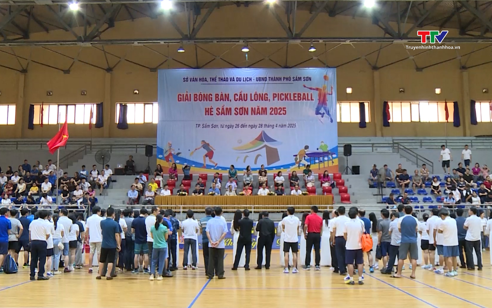 Sôi nổi Giải bóng bàn, cầu lông, pickleball hè Sầm Sơn năm 2025