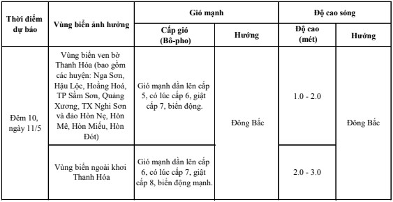 Cảnh báo sóng lớn trên vùng biển Thanh Hóa - Ảnh 1. Cảnh báo sóng lớn trên vùng biển Thanh Hóa - Ảnh 1.