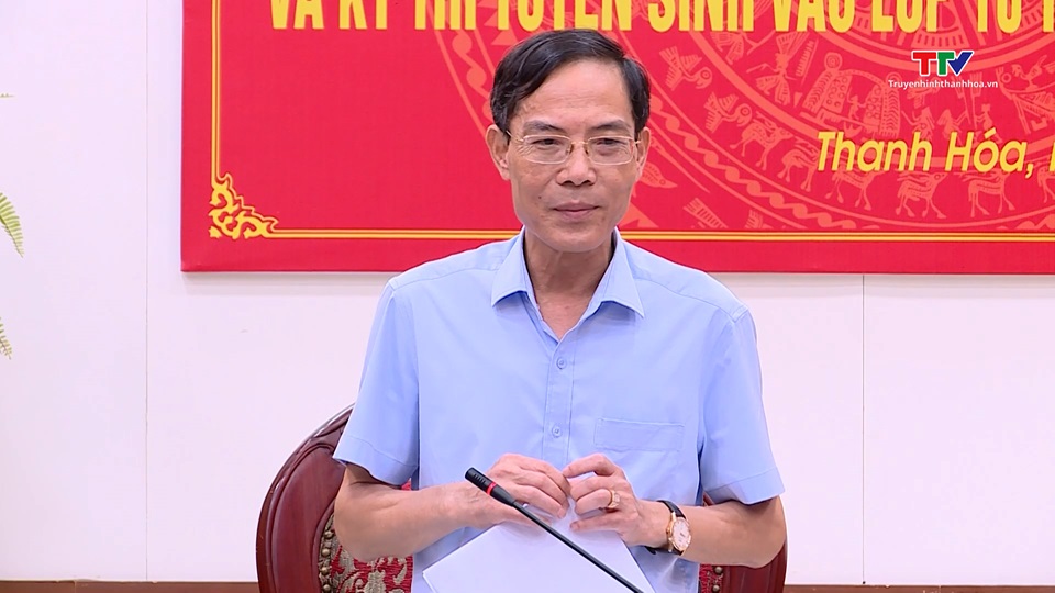 Đảm bảo kỳ thi tốt nghiệp THPT và tuyển sinh vào lớp 10 THPT diễn ra an toàn, đúng quy định- Ảnh 1. Đảm bảo kỳ thi tốt nghiệp THPT và tuyển sinh vào lớp 10 THPT diễn ra an toàn, đúng quy định- Ảnh 1.