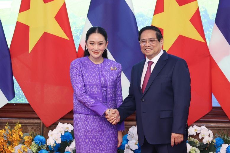 Thủ tướng Phạm Minh Chính chủ trì lễ đón chính thức Thủ tướng Thái Lan thăm Việt Nam- Ảnh 9. Thủ tướng Phạm Minh Chính chủ trì lễ đón chính thức Thủ tướng Thái Lan thăm Việt Nam- Ảnh 9.