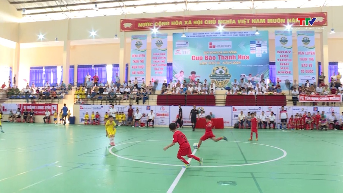 Giải bóng đá Nhi đồng Báo Thanh Hoá Cúp Xi măng Long Sơn năm 2025 sẽ được khởi tranh vào tháng 6 tại huyện Quảng Xương- Ảnh 1. Giải bóng đá Nhi đồng Báo Thanh Hoá Cúp Xi măng Long Sơn năm 2025 sẽ được khởi tranh vào tháng 6 tại huyện Quảng Xương- Ảnh 1.
