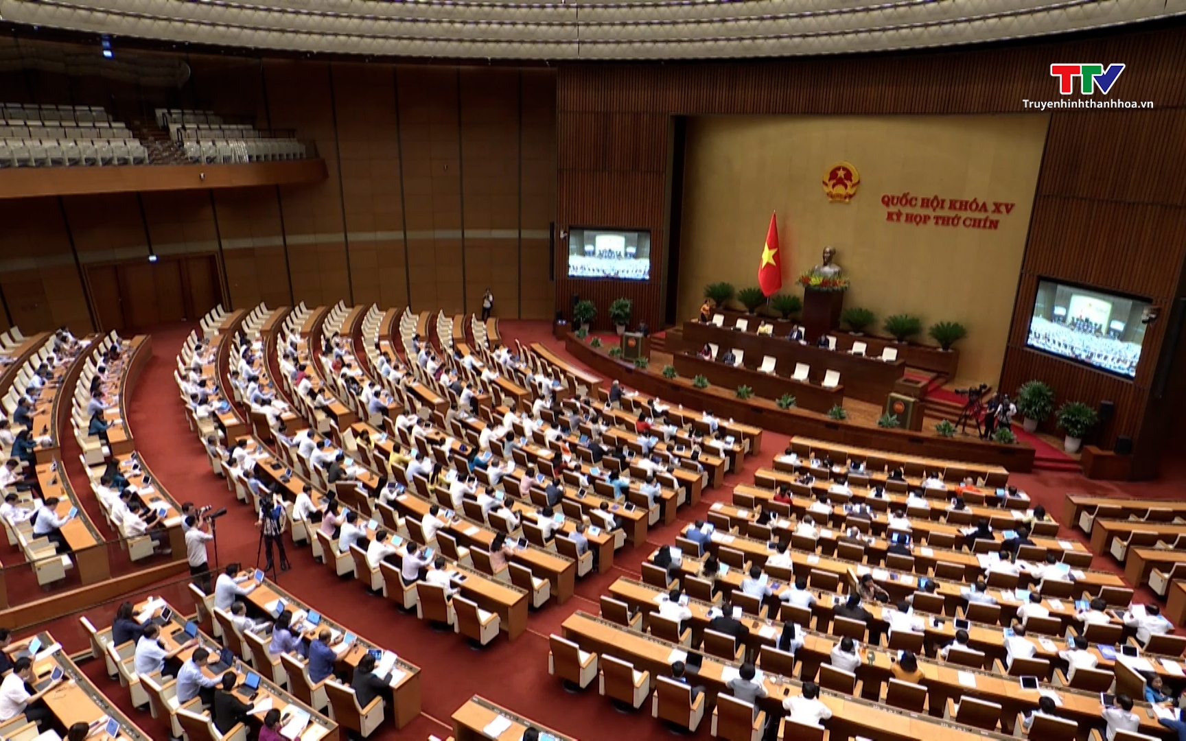 Quốc hội thảo luận về dự án Luật sửa đổi, bổ sung một số điều của Luật Bầu cử đại biểu Quốc hội và đại biểu Hội đồng nhân dân