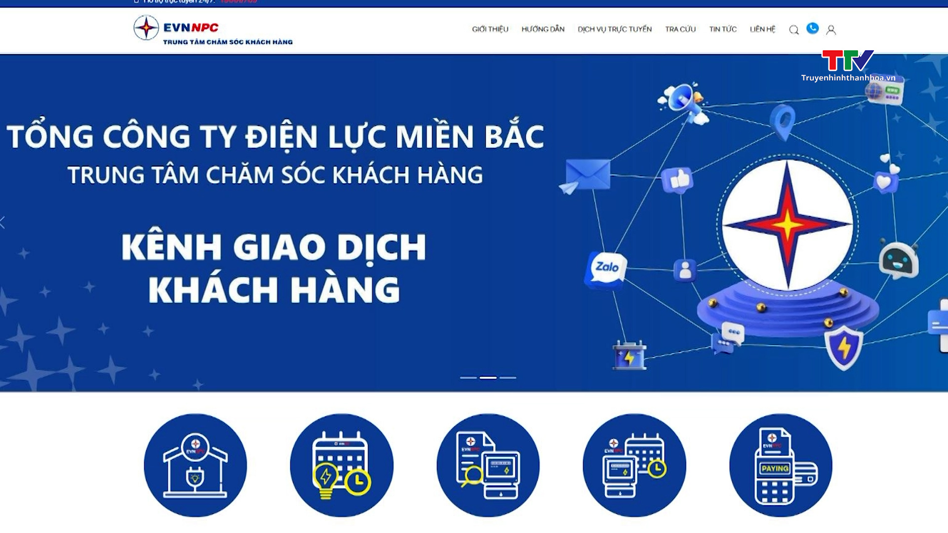Cảnh báo trang web giả mạo Tổng Công ty Điện lực miền Bắc- Ảnh 1. Cảnh báo trang web giả mạo Tổng Công ty Điện lực miền Bắc- Ảnh 1.