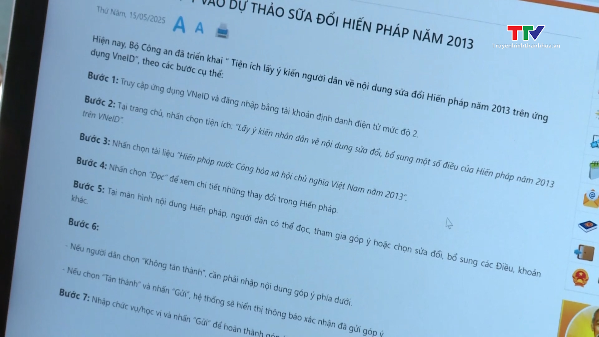 Ứng dụng công nghệ thông tin lấy ý kiến dự thảo Nghị quyết sửa đổi Hiến pháp năm 2013- Ảnh 6. Ứng dụng công nghệ thông tin lấy ý kiến dự thảo Nghị quyết sửa đổi Hiến pháp năm 2013- Ảnh 6.