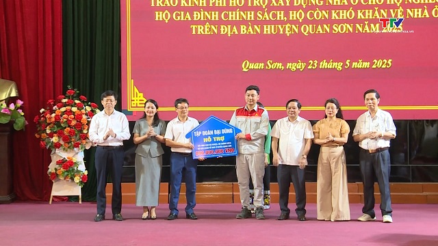 40 hộ khó khăn của huyện Quan Sơn được hỗ trợ xây dựng nhà ở- Ảnh 1. 40 hộ khó khăn của huyện Quan Sơn được hỗ trợ xây dựng nhà ở- Ảnh 1.