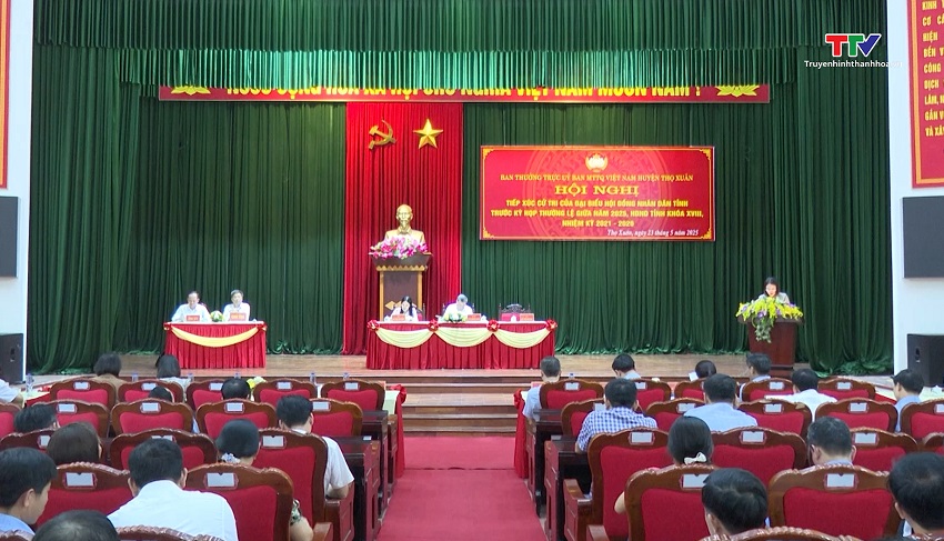 Đại biểu Hội đồng nhân dân tỉnh tiếp xúc với cử tri huyện Thọ Xuân- Ảnh 1. Đại biểu Hội đồng nhân dân tỉnh tiếp xúc với cử tri huyện Thọ Xuân- Ảnh 1.