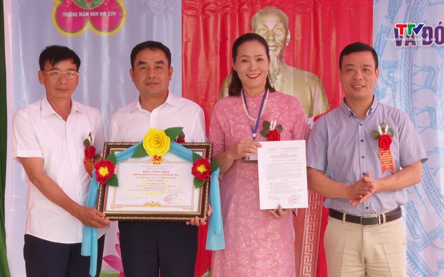 Mường L&aacute;t: Trường Mầm Non x&atilde; Nhi Sơn đạt chuẩn Quốc gia mức độ 1