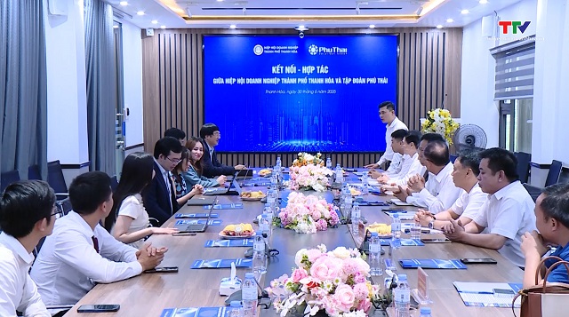 Hiệp hội Doanh nghiệp thành phố Thanh Hoá kết nối hợp tác với Tập đoàn Phú Thái- Ảnh 1. Hiệp hội Doanh nghiệp thành phố Thanh Hoá kết nối hợp tác với Tập đoàn Phú Thái- Ảnh 1.