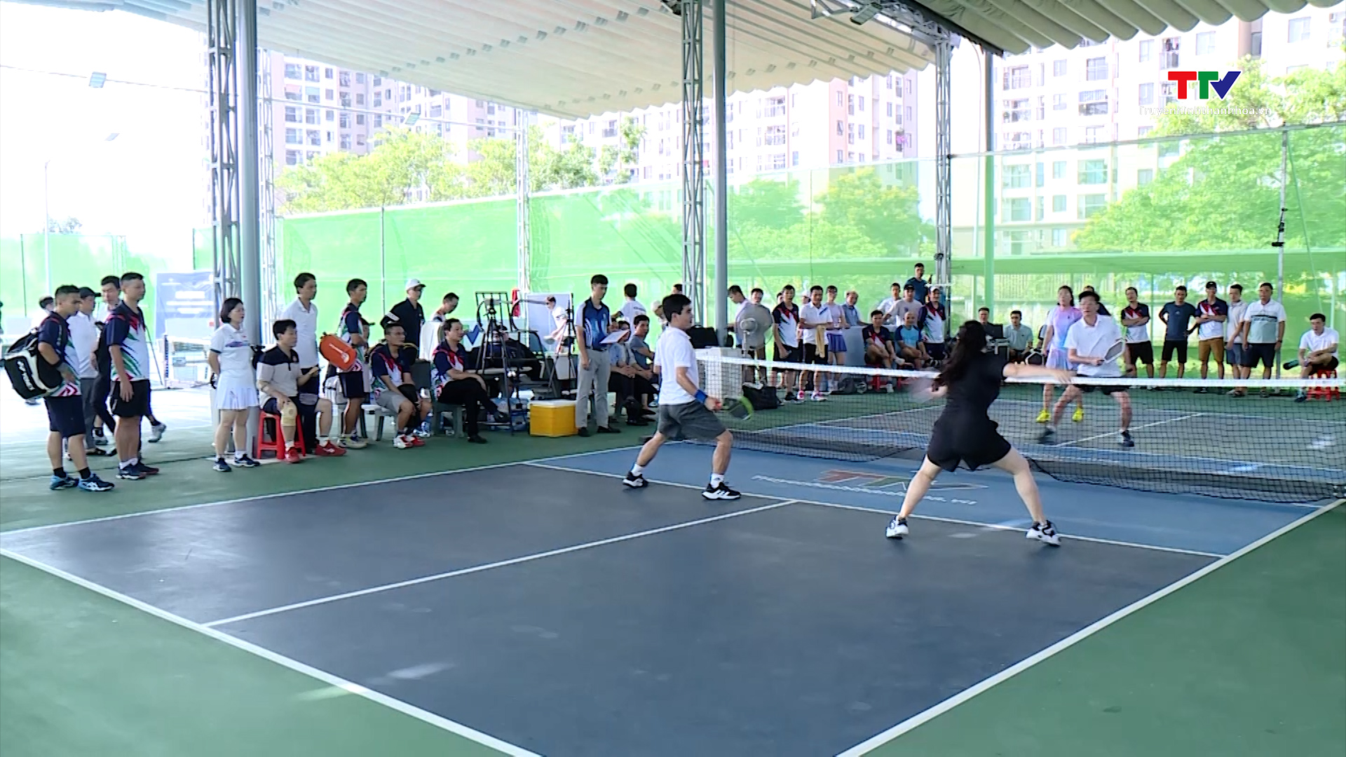 Sôi nổi Giải Pickleball chào mừng 100 năm ngày Báo chí Cách mạng Việt Nam- Ảnh 1. Sôi nổi Giải Pickleball chào mừng 100 năm ngày Báo chí Cách mạng Việt Nam- Ảnh 1.