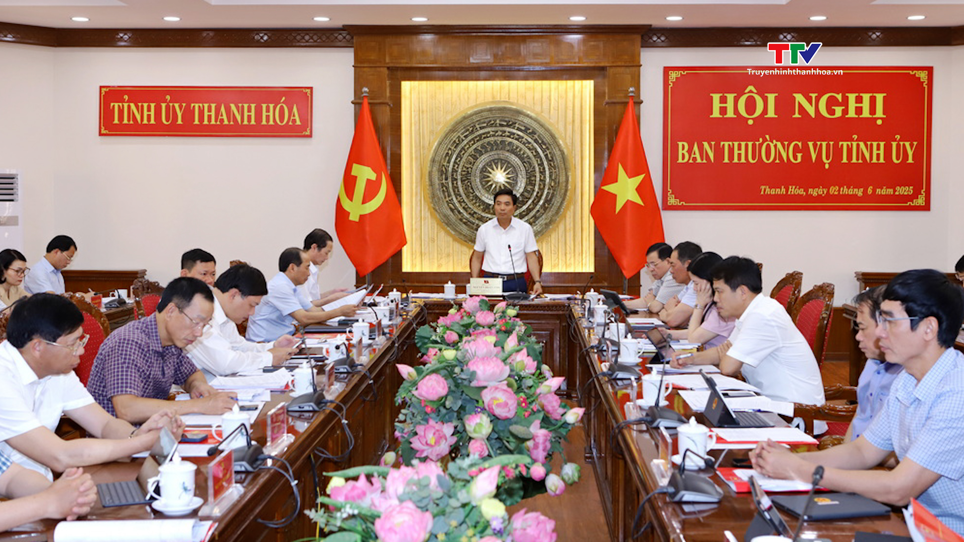Hội nghị Ban Thường vụ Tỉnh ủy ngày 02/6- Ảnh 1.