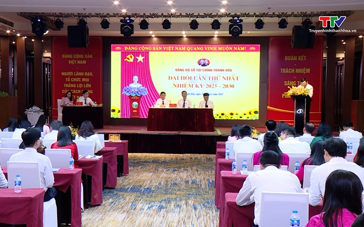 Đại hội Đảng bộ Sở Tài chính lần thứ nhất, nhiệm kỳ 2025 - 2030