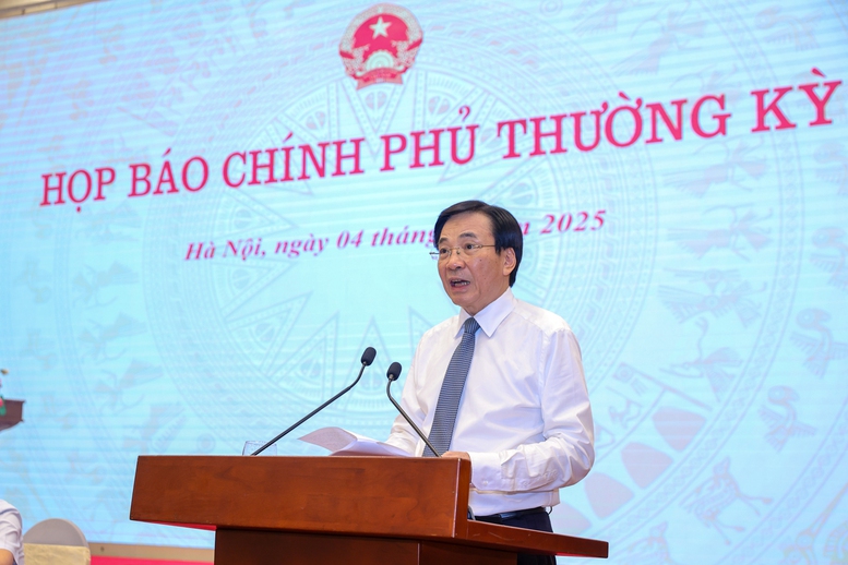 Họp báo Chính phủ thường kỳ tháng 5/2025: Tình hình phát triển Kinh tế xã hội nổi bật với 8 điểm sáng- Ảnh 2.