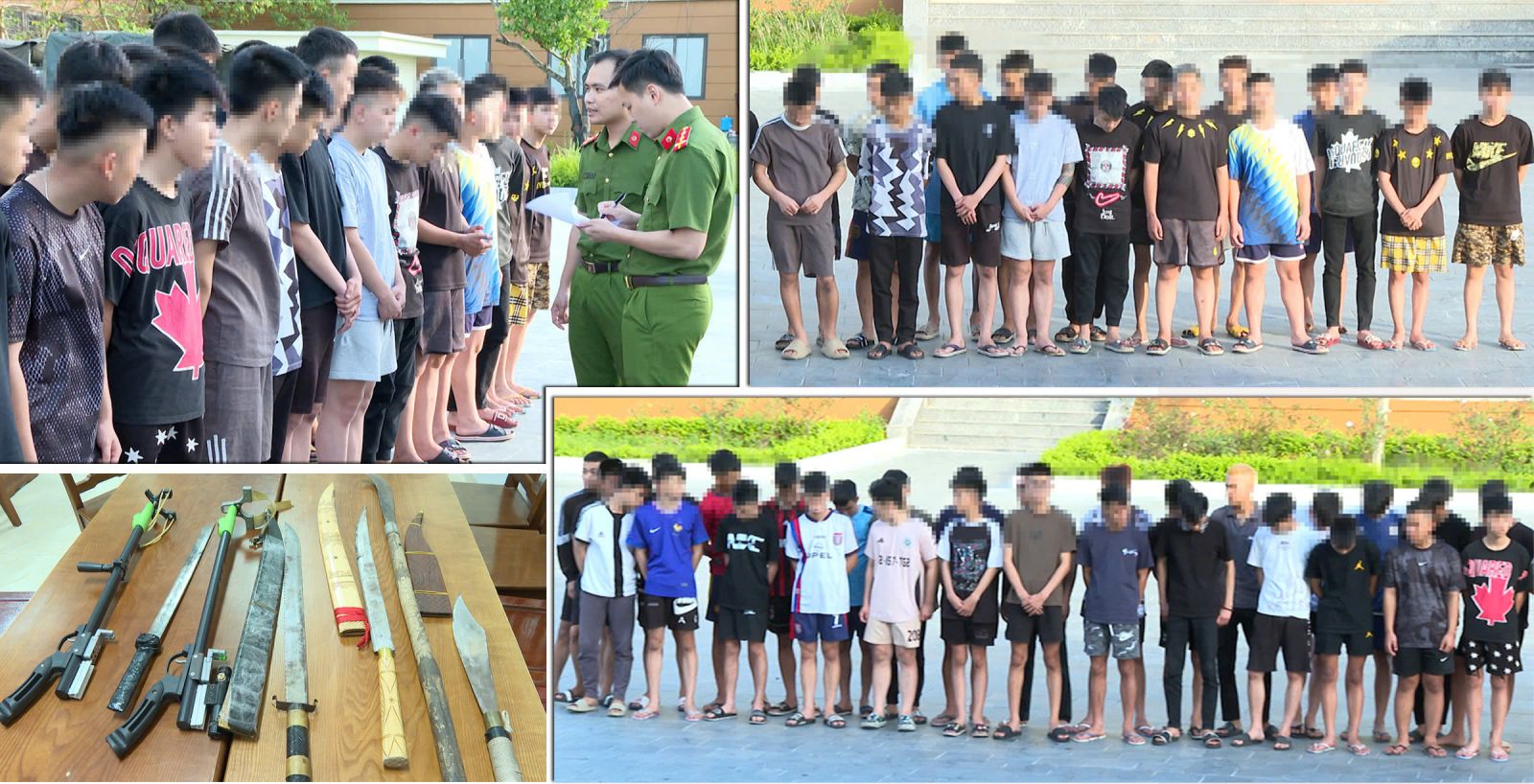 Tạm giữ hình sự 38 đối tượng gây rối trật tự công cộng- Ảnh 2. Tạm giữ hình sự 38 đối tượng gây rối trật tự công cộng- Ảnh 2.