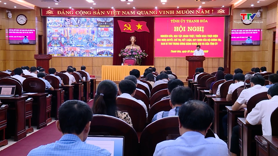 Nghiên cứu, học tập, quán triệt, triển khai thực hiện các Nghị quyết, Chỉ thị, Kết luận, Quy định mới của Trung ương và của Tỉnh ủy- Ảnh 2.