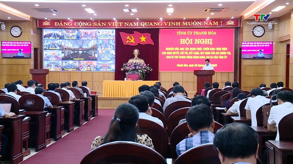 Nghiên cứu, học tập, quán triệt, triển khai thực hiện các Nghị quyết, Chỉ thị, Kết luận, Quy định mới của Trung ương và của Tỉnh ủy- Ảnh 9.