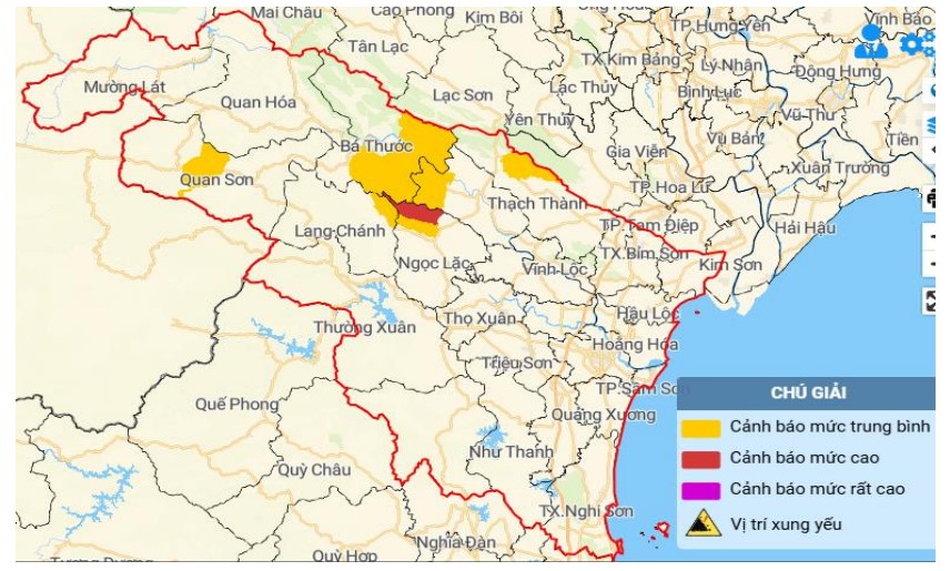 Khu vực tỉnh Thanh Hóa khả năng có mưa, mưa vừa và dông- Ảnh 2. Khu vực tỉnh Thanh Hóa khả năng có mưa, mưa vừa và dông- Ảnh 2.