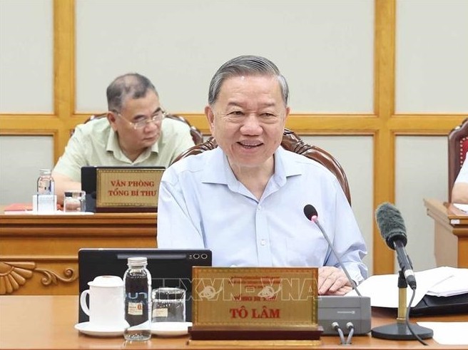 Tổng Bí thư Tô Lâm: Bố trí, sắp xếp cán bộ đúng nguyên tắc, không để phát sinh vấn đề phức tạp nội bộ- Ảnh 1.