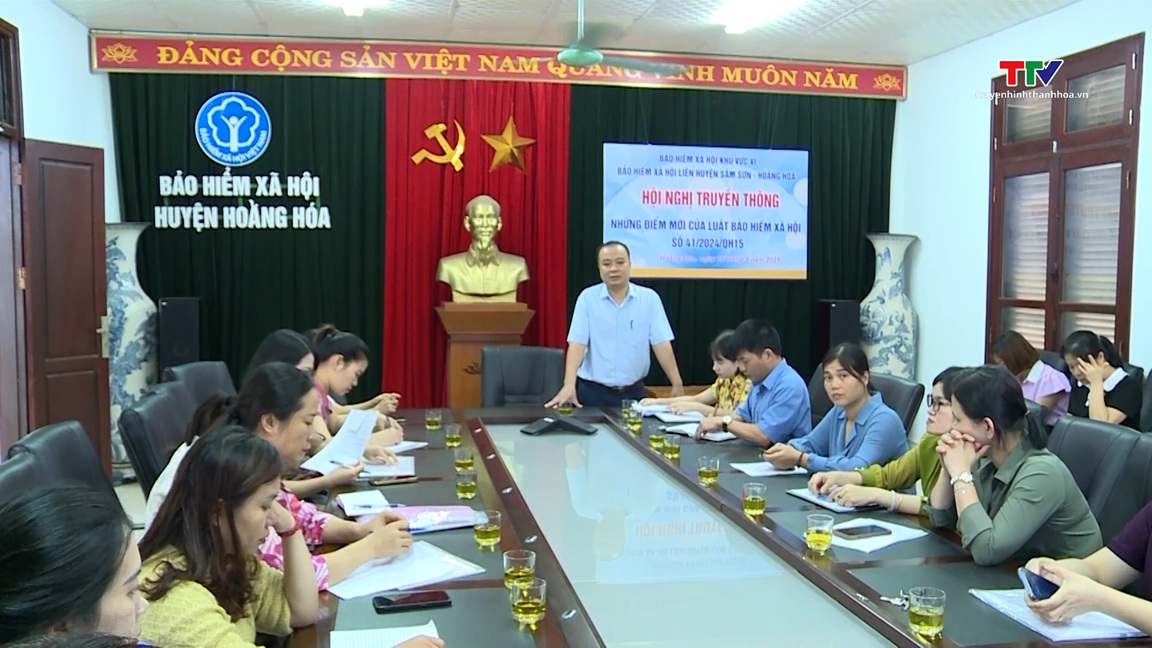 Bảo hiểm xã hội liên huyện Sầm Sơn, Hoằng Hóa đẩy mạnh phát triển đối tượng tham gia- Ảnh 1. Bảo hiểm xã hội liên huyện Sầm Sơn, Hoằng Hóa đẩy mạnh phát triển đối tượng tham gia- Ảnh 1.
