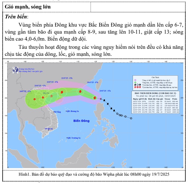 Bão WIPHA trở thành cơn bão số 03 trong năm 2025- Ảnh 2.