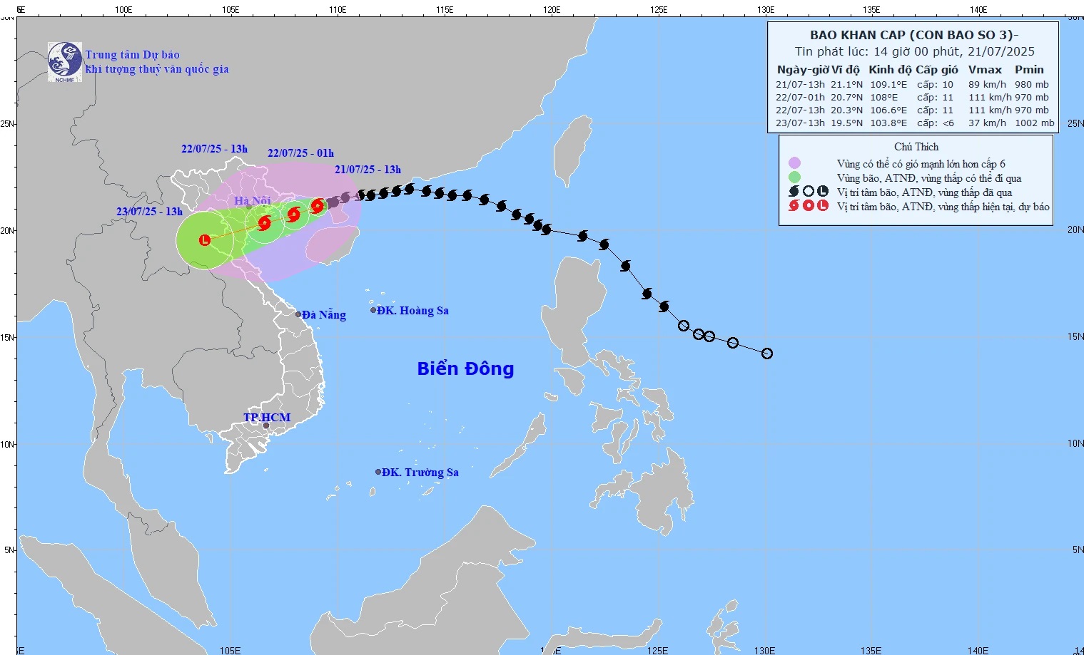 Thông tin mới nhất về cơn bão số 3 – cách Quảng Ninh khoảng 120km- Ảnh 1.