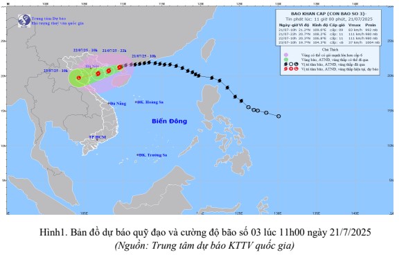 Bão số 3 cách Quảng Ninh khoảng 190km, cách Hải Phòng 310km về phía Đông- Ảnh 2. Bão số 3 cách Quảng Ninh khoảng 190km, cách Hải Phòng 310km về phía Đông- Ảnh 2.