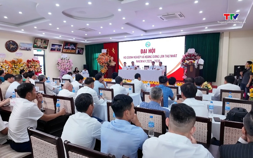 Đại hội Hội Doanh nghiệp xã Hoằng Giang lần thứ nhất nhiệm kỳ 2025 - 2030