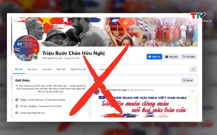 Cảnh báo xuất hiện trang giả mạo Chương trình vận động ủng hộ nhân dân Cuba
