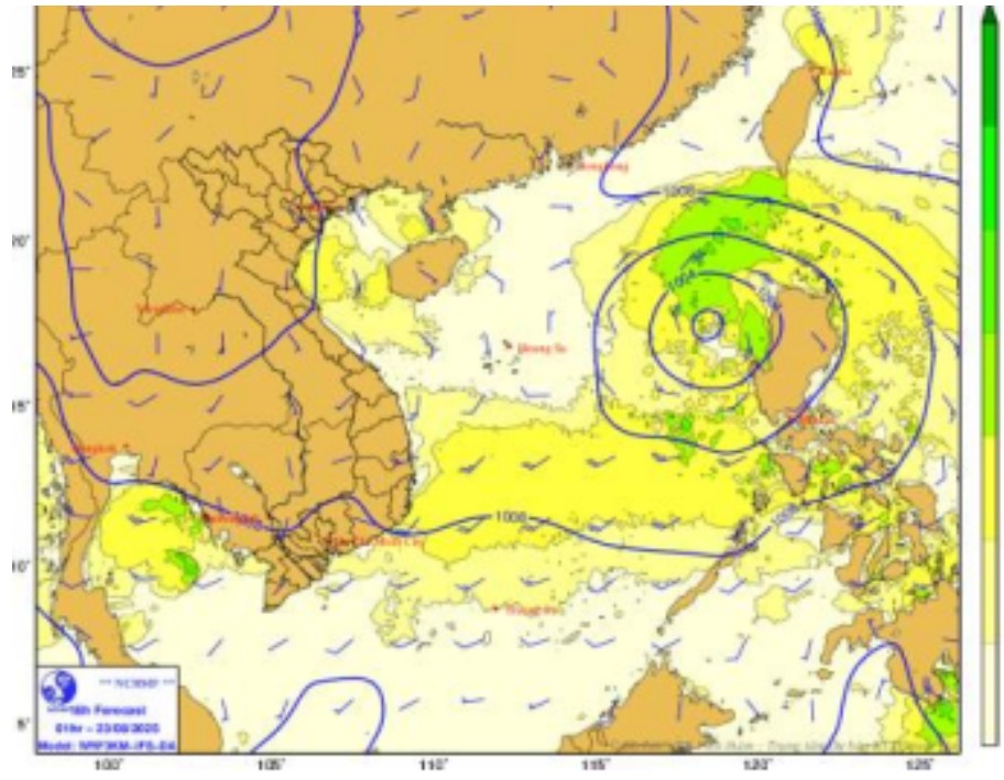 Áp thấp nhiệt đới tiến vào vùng biển Đông, gió giật cấp 7, cấp 9- Ảnh 1. Áp thấp nhiệt đới tiến vào vùng biển Đông, gió giật cấp 7, cấp 9- Ảnh 1.