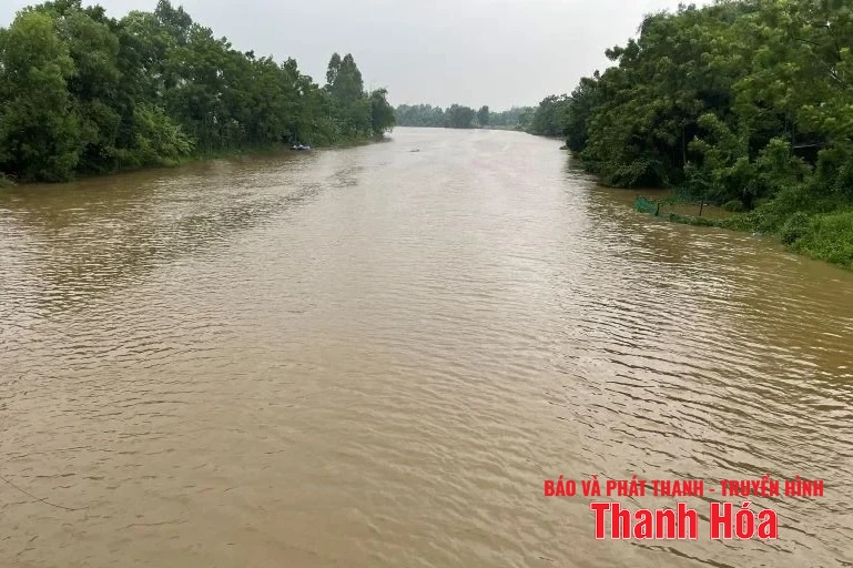 Phát lệnh báo động I trên sông Yên- Ảnh 1. Phát lệnh báo động I trên sông Yên- Ảnh 1.
