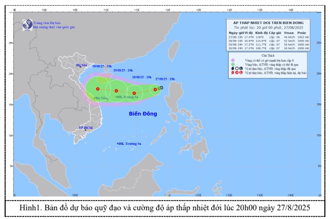 Áp thấp nhiệt đới di chuyển theo hướng Tây Tây Nam với tốc độ 10-15km/h- Ảnh 3. Áp thấp nhiệt đới di chuyển theo hướng Tây Tây Nam với tốc độ 10-15km/h- Ảnh 3.