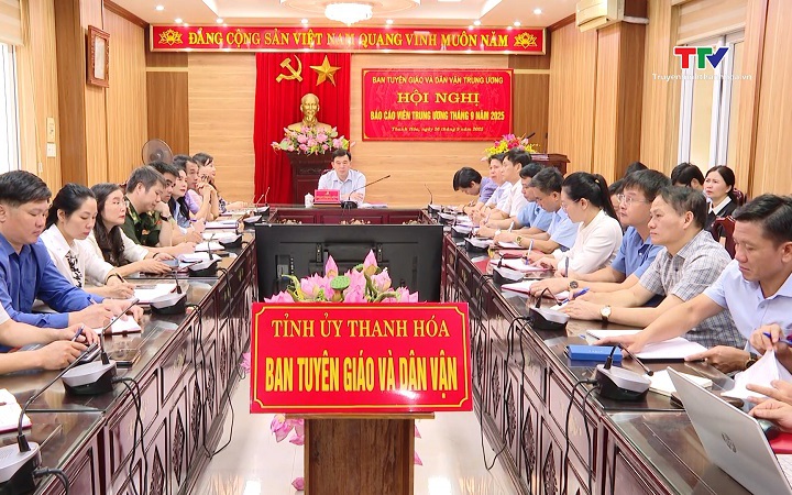 Hội nghị báo cáo viên tháng 10/2025- Ảnh 1. Hội nghị báo cáo viên Trung ương tháng 9 năm 2025