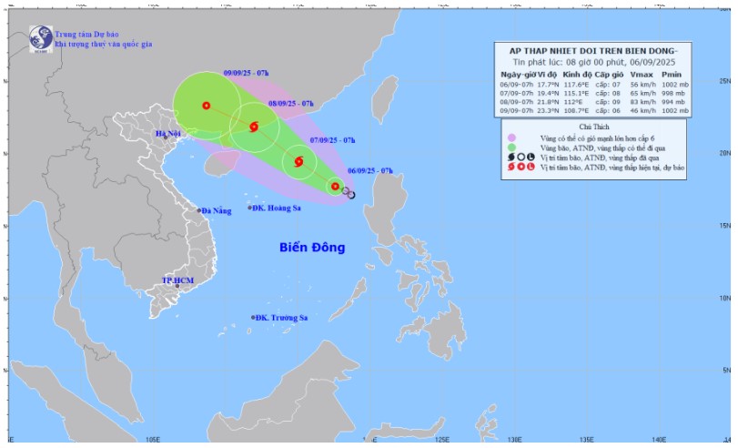 Công điện về việc ứng phó với áp thấp nhiệt đới trên biển Đông- Ảnh 1. Công điện về việc ứng phó với áp thấp nhiệt đới trên biển Đông- Ảnh 1.