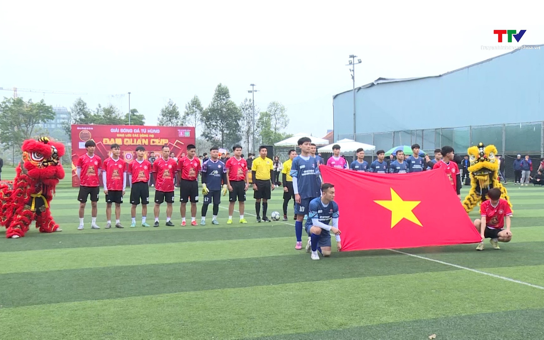 Giải b&oacute;ng đ&aacute; Tứ h&ugrave;ng c&aacute;c d&ograve;ng họ - Đam Qu&aacute;n Cup: Gắn kết cộng đồng c&aacute;c d&ograve;ng họ Việt Nam