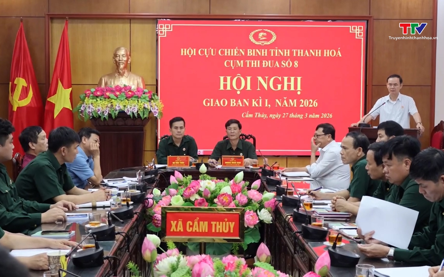 Hội Cựu chiến binh Cụm thi đua số 8 giao ban kỳ I năm 2026
