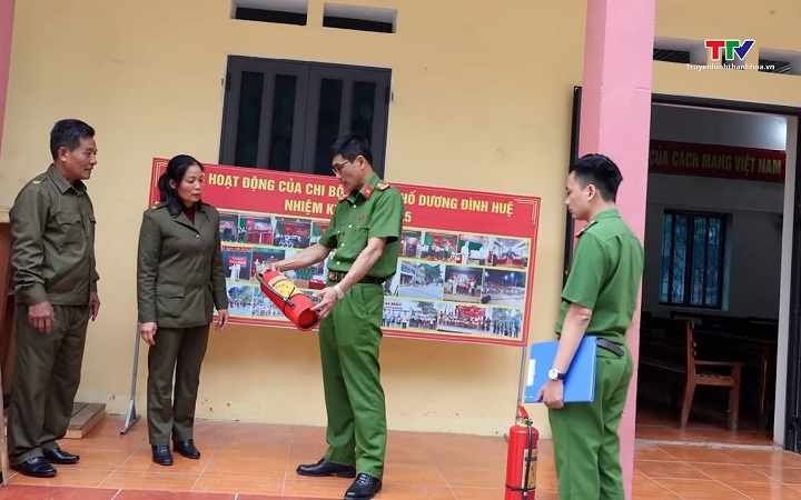 X&atilde; Cẩm Thuỷ tăng cường c&ocirc;ng t&aacute;c ph&ograve;ng ch&aacute;y chữa ch&aacute;y