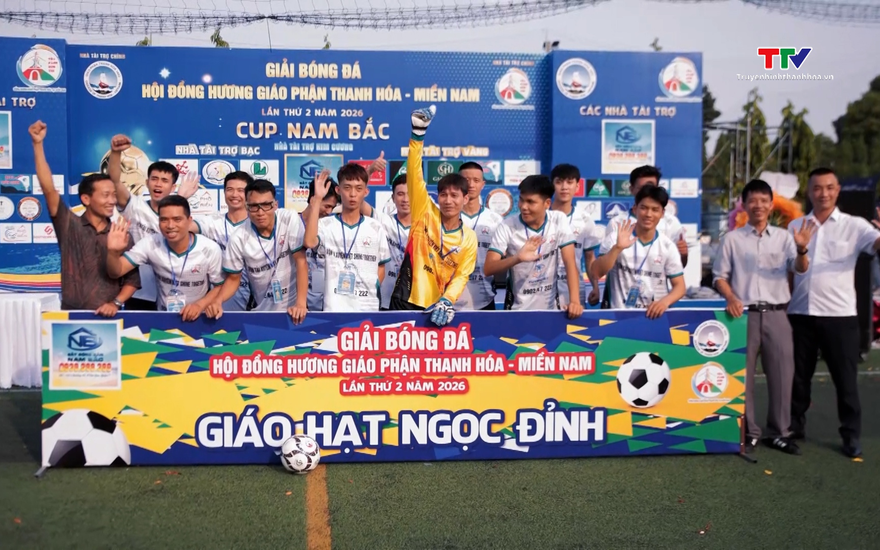 Bế mạc Giải bóng đá Hội đồng hương Giáo phận Thanh Hóa miền Nam năm 2026- Ảnh 1. Khởi tranh Giải Bóng đá Hội đồng hương Giáo phận Thanh Hóa tại miền Nam lần thứ 2, năm 2026 tranh Cup Nam Bắc