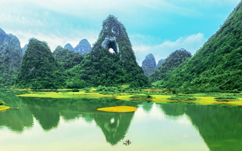 C&ocirc;ng vi&ecirc;n địa chất Non nước Cao Bằng tiếp tục được UNESCO vinh danh